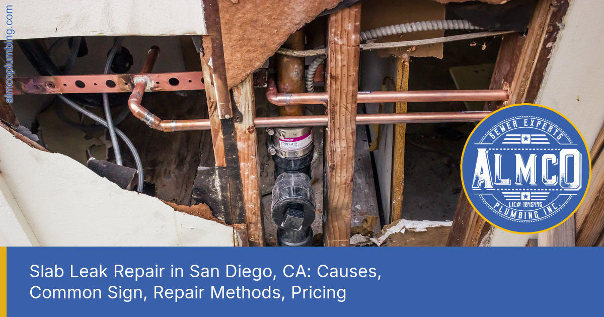 Slab Leak Repair in San Diego | Almco Plumbing