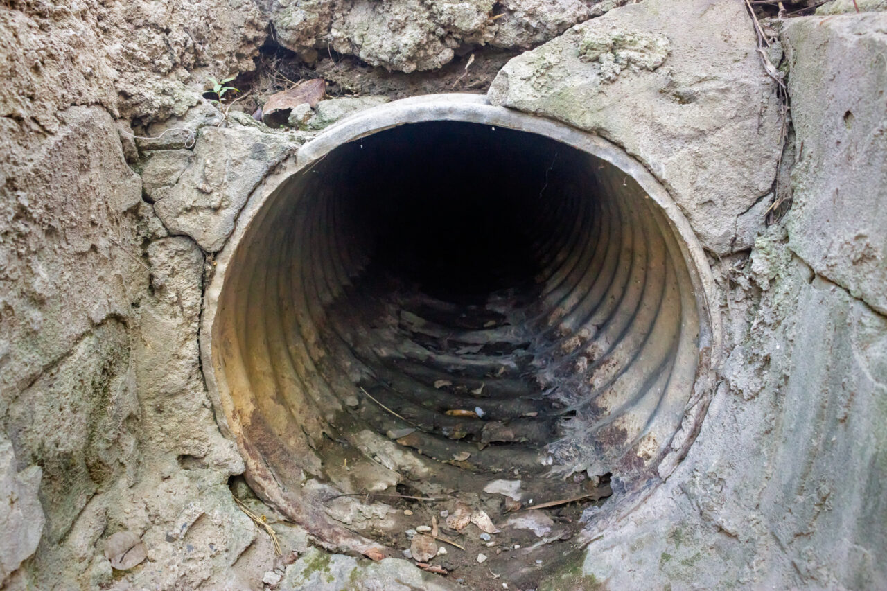 Before Epoxy Pipe Lining