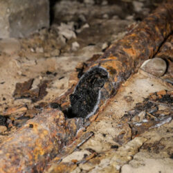 Removal of Old Pipes
