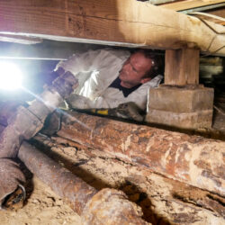 Removal of Old Pipes
