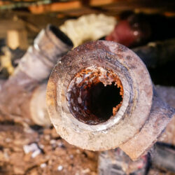 Removal of Old Pipes