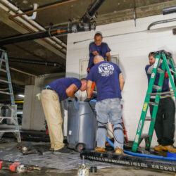 Work in the Underground Garage. Section 1
