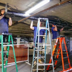 Work in the Underground Garage. Section 1