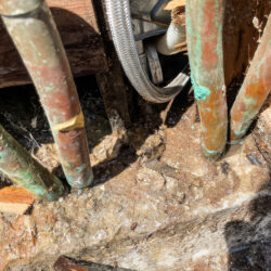 Before: Corroded Plumbing