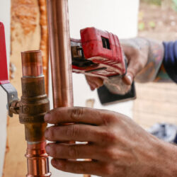 Installing the New Water Heater
