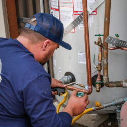 Installing the New Water Heater