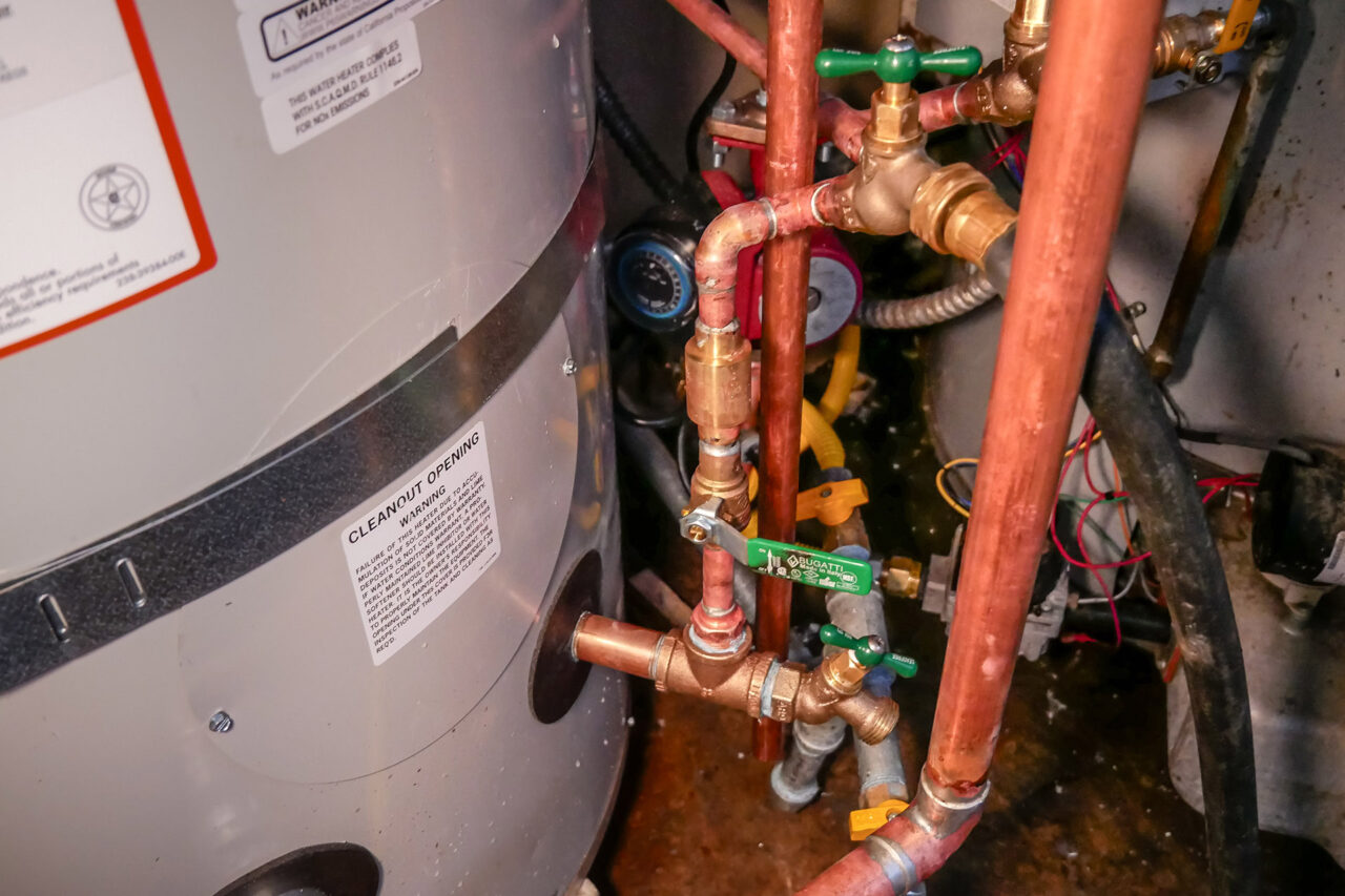 Installing the New Water Heater