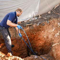 How to Repair 150 Feet of Sewer Line in an Office Building Over a Weekend