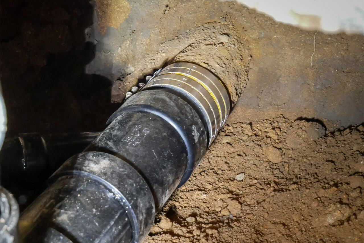 Repairing sewer line is the best option when the pipe material is relatively new