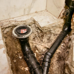 Bathroom Drain Rerouting