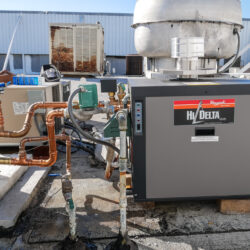 Commercial boiler replacement by Almco Plumbing