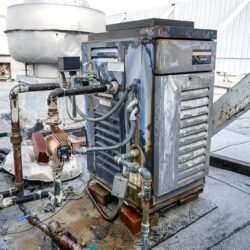 Commercial boiler replacement by Almco Plumbing