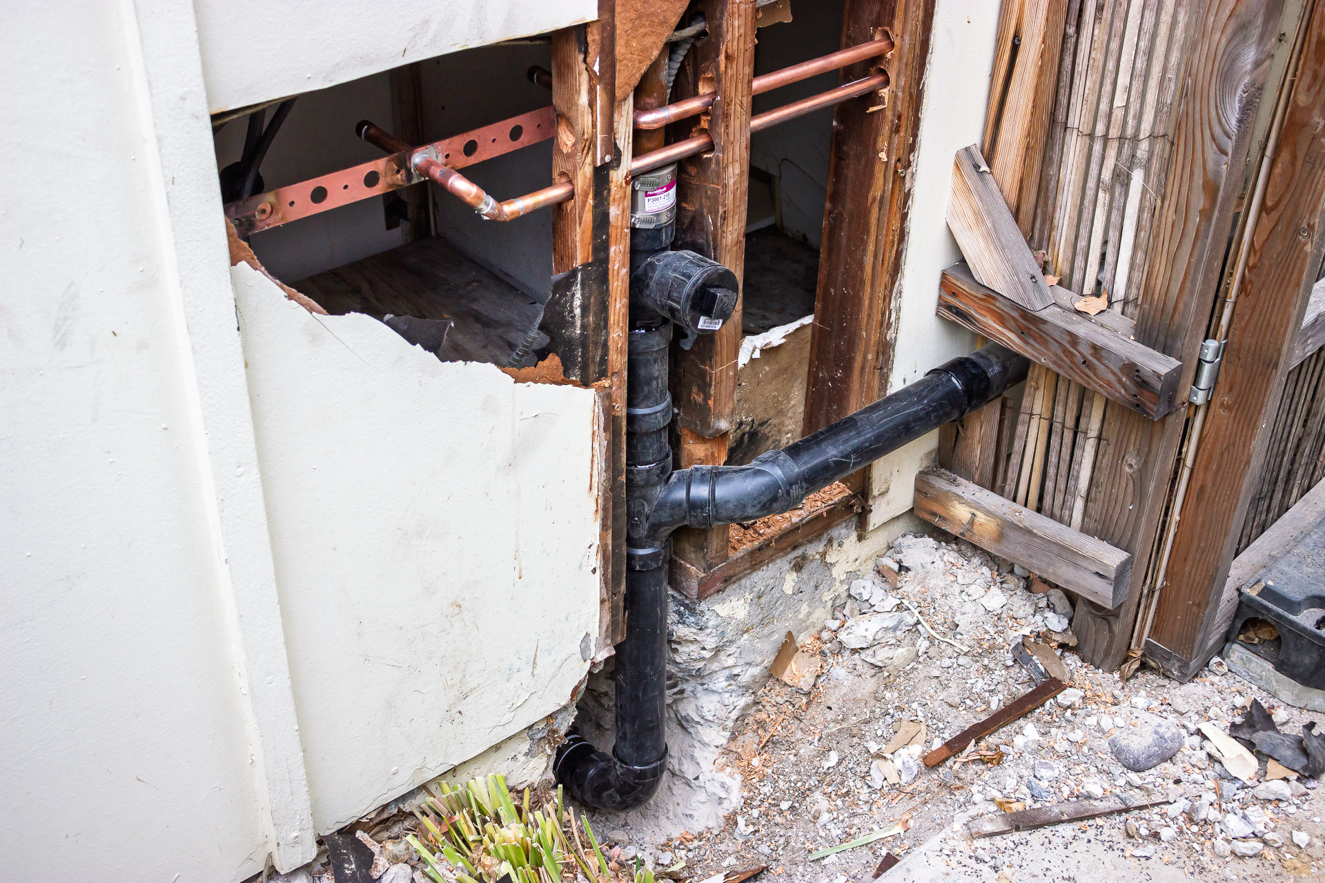 3582 Water & Drain Line Installation